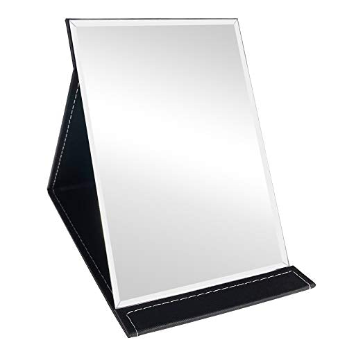 VrHere MirriM X-Large Portable Folding Vanity Mirror with Adjustable Stand
