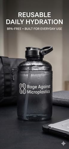 64oz Leakproof Water Bottle with Straw & Handle - BPA-Free Gym Jug