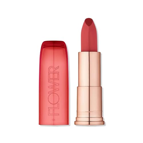 FLOWER Beauty Drew Barrymore Perfect Pout Moisturizing Lipstick Rose Petal 0.14 oz