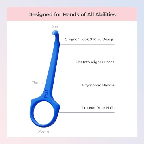 PUL Aligner Removal Tool - 3 Pack Retainer Hook for Clear Aligners & Trays