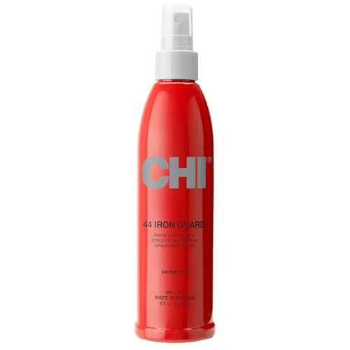 CHI 44 Iron Guard Thermal Protection Spray - 8 Fl Oz, Frizz Control & Shine