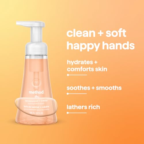 Method Foaming Hand Wash - Sandalwood & Cedar, 10 fl oz, 3 Pack