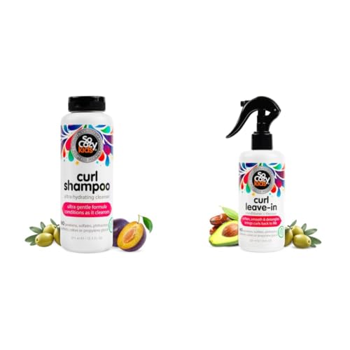 So Cozy Curl Shampoo & Leave-In Detangler Spray Bundle for Kids