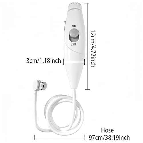 Grey Waterpik Replacement Hose and Handle Parts - Compatible with WP-Series