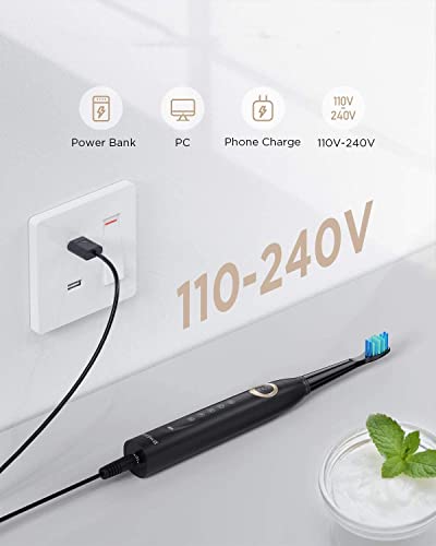 USB Charger Cable for Sonic Electric Toothbrushes, 3.3ft