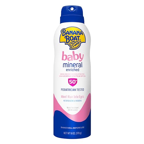 Banana Boat Baby Mineral Sunscreen Spray SPF 50 - 6 oz