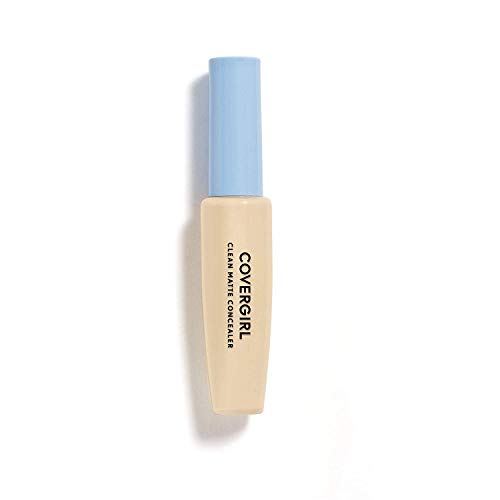 COVERGIRL Clean Matte Concealer Fair 110 Pack of 2, Oil-Free, Lightweight, 0.37 Fl Oz