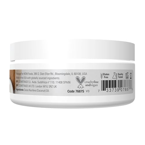 NOW Coconut Oil Conditioning Moisturizer - Travel Size 3 fl oz