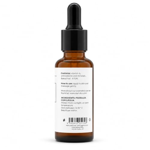 Dan-Dur Bakuchi Oil - 100% Pure Anti-Aging Skin Care Oil (1.01 fl. oz.)