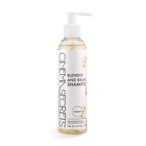 Cinema Secrets Vegan Makeup Brush Cleaner 6 oz – Brush & Sponge Shampoo, Cruelty-Free