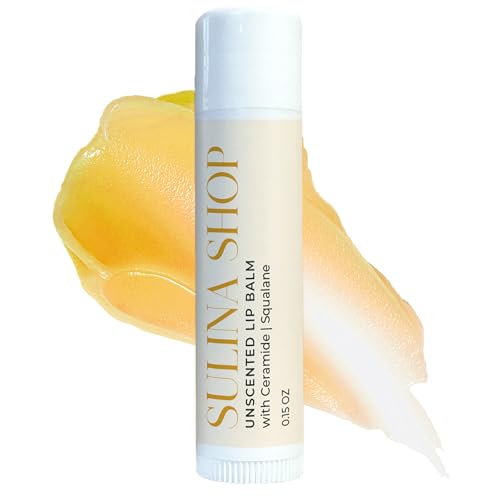 Sulina Shop Natural Lip Balm for Sensitive Lips, Deep Hydrating & Vegan