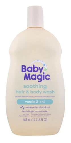 Baby Magic Soothing Hair & Body Wash - Vanilla & Oat, 16.5 Fl Oz