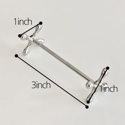 304 Stainless Steel Chopstick and Spoon Rest Set - 4 Pieces