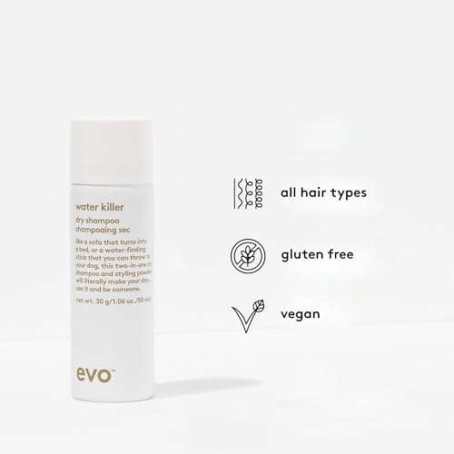 EVO Water Killer Dry Shampoo Spray - 1.1 oz, Absorbs Oil & Adds Volume
