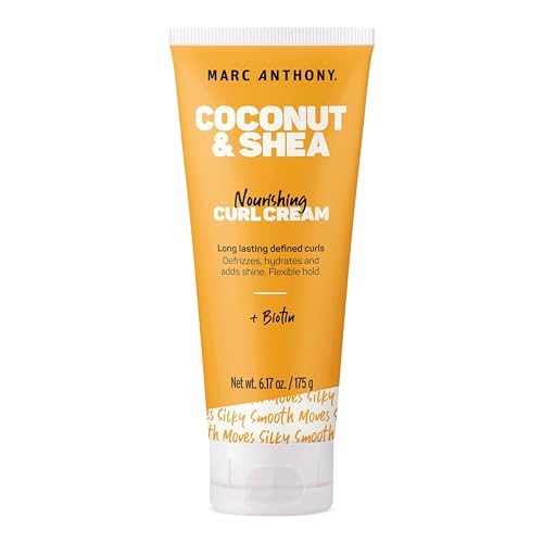 Marc Anthony Coconut Shea Curl Defining Cream for Frizzy Hair - 6.17 oz