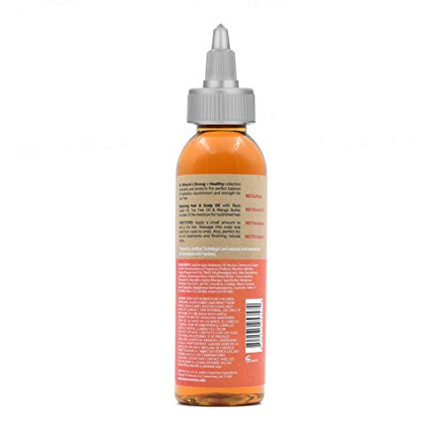 Dr. Miracle's Restoring Hair Oil with Black Castor, Tea Tree & Mango Butter - 4oz