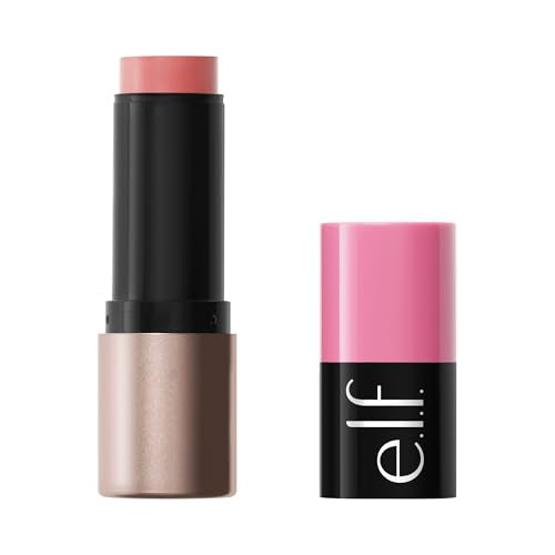 e.l.f. Soft Glam Cream Blush Stick Pink On It - Buildable Natural Flush, 0.31 oz
