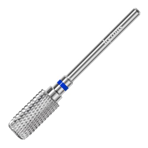 Hytoos D4S Barrel Nail Drill Bit - Medium Grit Carbide for Gel Removal