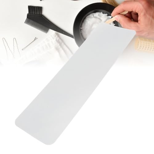 Hair Highlighting Board, Balayage Board, Acrylic Hair Colour Applicator, Professional Hairdressing Tinting Coloring Board for Barber Bleaching (Clear)