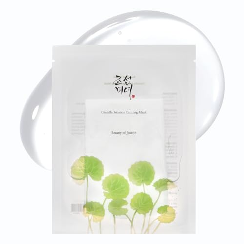 Beauty of Joseon Centella Asiatica Calming Face Mask – Hydrating & Soothing Sheet Masks for All Skin Types, 10 Sheets