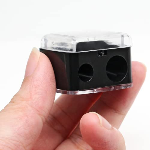 BokWin Dual Makeup Pencil Sharpener - 5 Pack for Eyeliner & Lipliner