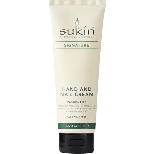 Sukin Hand & Nail Cream for Dry Hands - 4.23 fl oz Vegan Formula