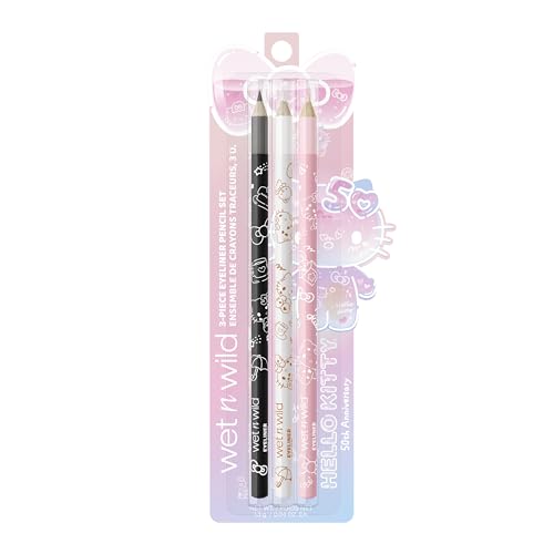 Wet n Wild Hello Kitty Eyeliner Pencil Set - 3 Versatile Shades