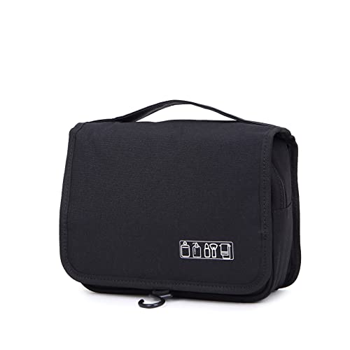 Sechunk Water-Resistant Toiletry Bag with Hanging Hook