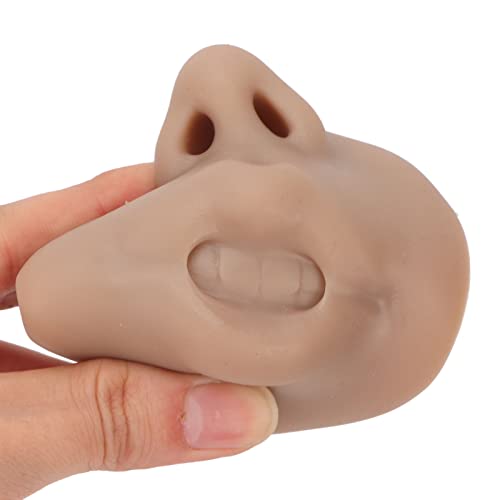 ZJchao Silicone Piercing Practice Model for Nose & Face - Reusable Training Display