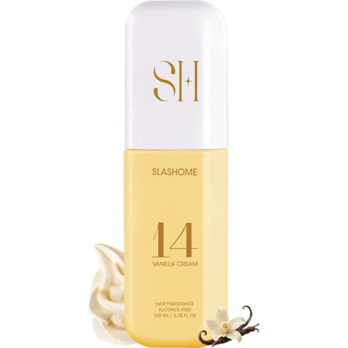Hair Perfume for Women ? Vanilla Cream, Alcohol-Free Soft & Moisturizing Hair & Body Mist, Long-Lasting Clean Fragrance for Hair, Wigs & Fabric, Mother¡¯s Day & Birthday Gift, 100ml / 3.38 fl oz
