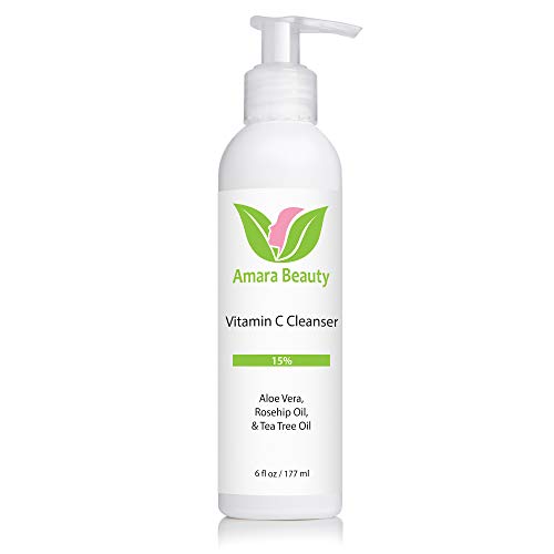 Amara Beauty Vitamin C Facial Cleanser with Aloe & Rosehip Oil, 6 fl. oz.