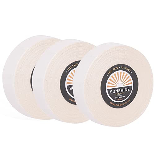 Sunshine Tape 1522 Wig Tape Roll 3/4" x 12 Yards - 3 Pack Double-Sided