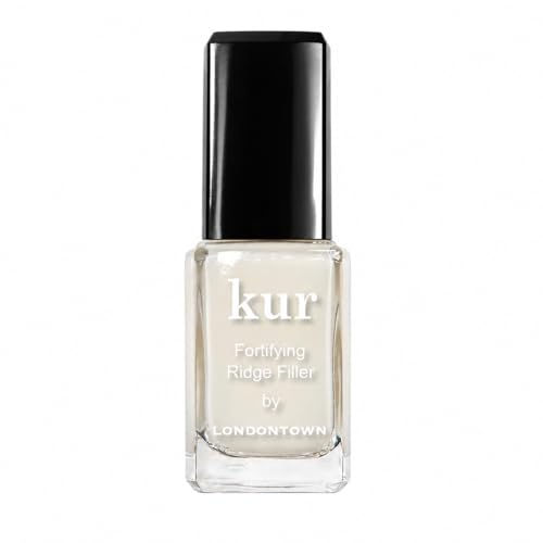 LONDONTOWN kur Nail Ridge Filler - Smoother - Strengthener - Filler for Damaged Uneven Nails - Fortifying, Self Leveling Base, Vegan, Cruelty Free, Paraben Free, 0.4 fl oz
