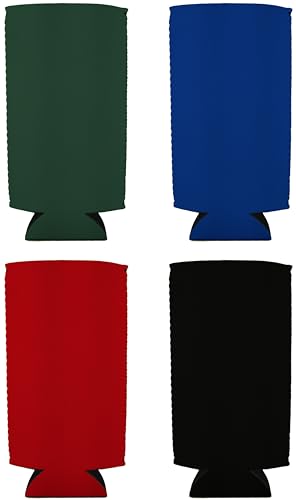 24 oz Neoprene Can Coolie Variety Pack - Collapsible & Insulated