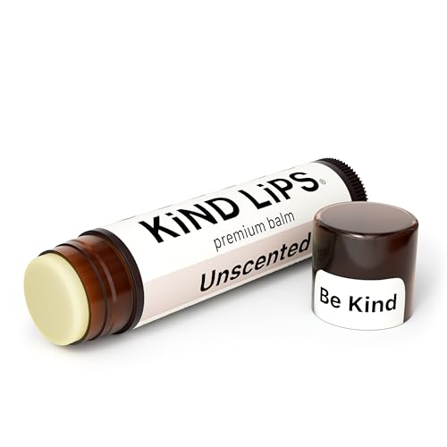 Kind Lips Unscented Organic Lip Balm for Sensitive Skin