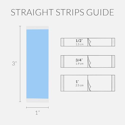 Walker Tape Lace Front Support Tape Strips 1" x 3", Double Sided Wig Tape for Lace Systems, Toupees, and Tape in Hair Extensions Human Hair, Hypoallergenic Hairpiece Tape for 2–3 Week Wear, 36 Pieces
