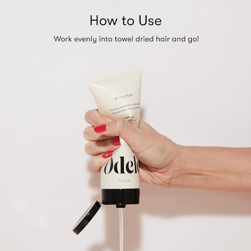 Odele Air Dry Styler Gel | No-Heat Frizz Control for All Hair Types, 6 oz