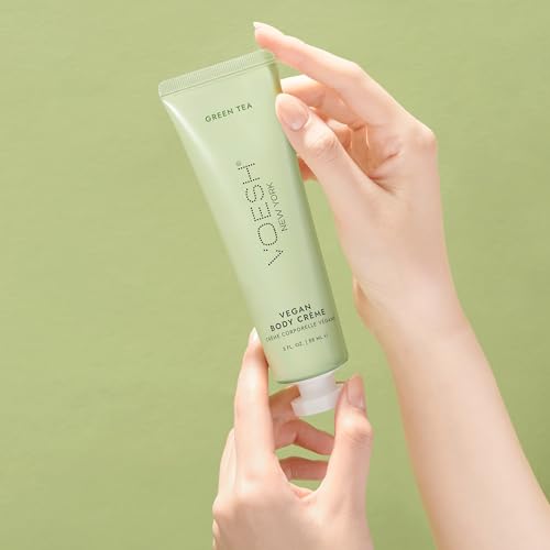 VOESH Vegan Body Creme - Green Tea Moisturizing Cream, 3oz