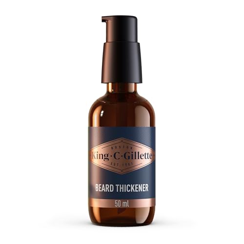 King C. Gillette Beard Thickener with Vitamin B & Caffeine - 1.7oz