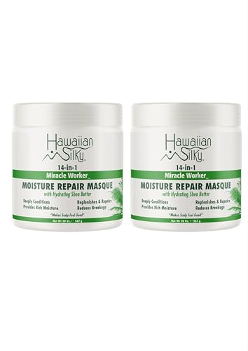 Hawaiian Silky 14-in-1 Moisture Repair Masque with Shea Butter (2-Pack)