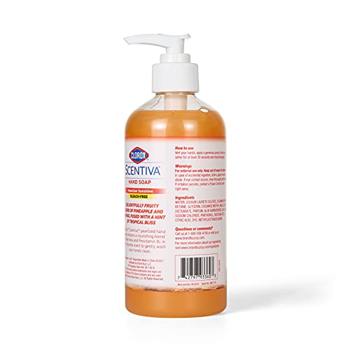 Clorox Scentiva Liquid Hand Soap - Hawaiian Sunshine, 14 Fl Oz