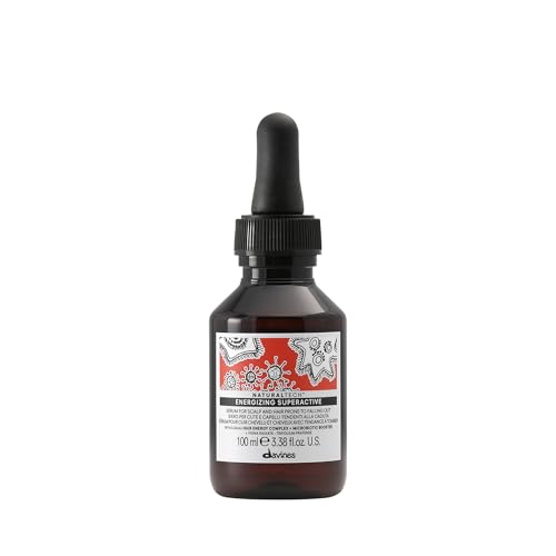 Davines Naturaltech Energizing Superactive Anytime, Stimulating & Fortifying for Thinning Hair & Hair Loss - With Caffeine Phytoceuticals - Thickening Serum, Travel Size, 3.38 Fl Oz