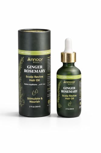 Annoor Ginger Rosemary Hair Oil - Nourishing Hair Growth & Scalp Care 2oz