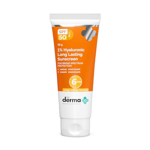 The Derma Co 1% Hyaluronic Acid Sunscreen SPF 50 PA++++, 6H Protection
