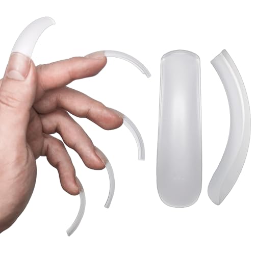 XXL Square Queen Pro Curved Nail Tips - Full Cover Acrylic Nails 240pc