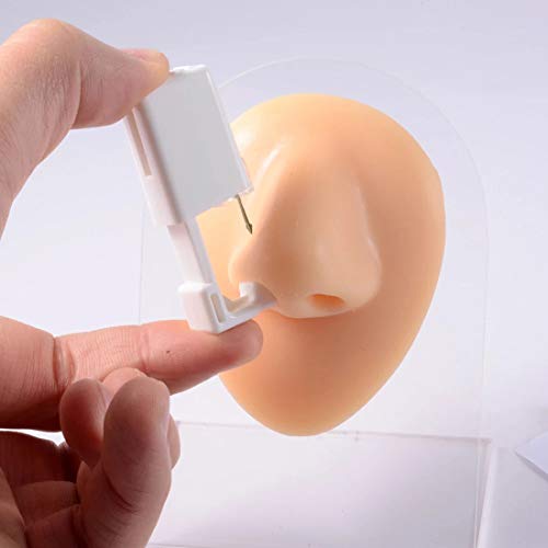 Silver Angel Disposable Nose Piercing Kit with Piercing Gun & Studs