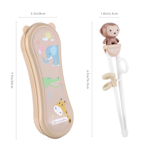 Kids Chopsticks with Portable Case - Safe, BPA-Free & Easy to Use