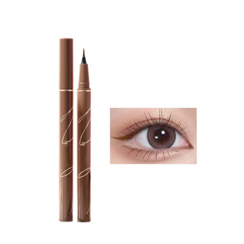 ICATHUNY Waterproof Liquid Eyeliner - Long-Lasting & Precise Brown