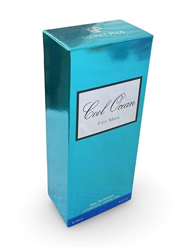 Secret Plus Cool Ocean Eau de Parfum for Men, 3.4 Fl Oz Fragrance