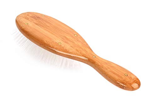 Bass Purse Size Oval Nylon Brush - Compact Hair & Grooming Tool